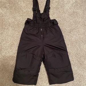 12 month black snow pants